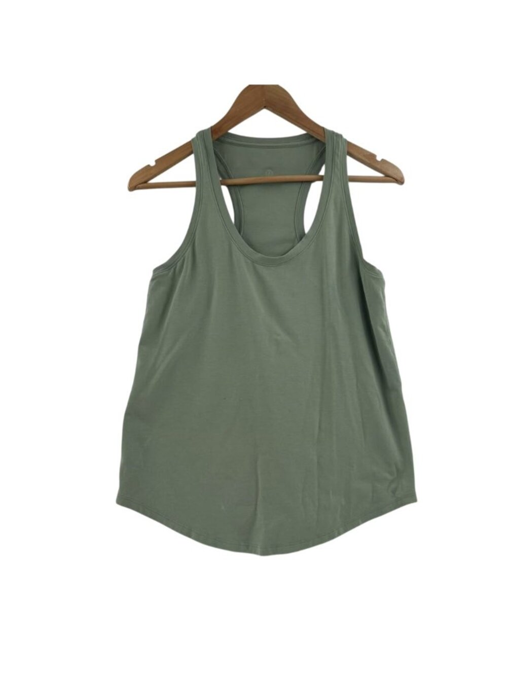 Lululemon Tank Top Women's Size 10 Green Racerback Activewear Scoop Neck